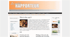 Desktop Screenshot of lepetitrapporteur.fr